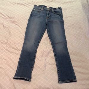 Hudson High Rise super stretch crop jeans. NWT